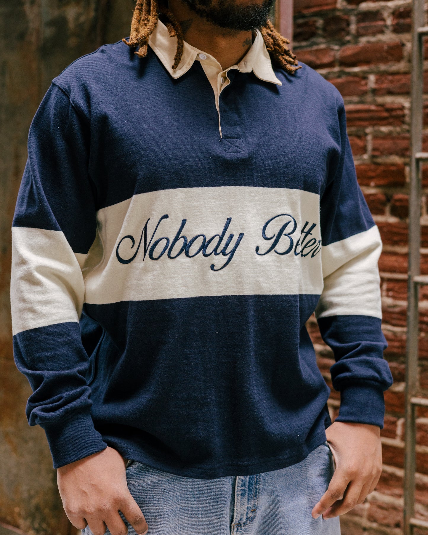 Wavy Blue Rugby